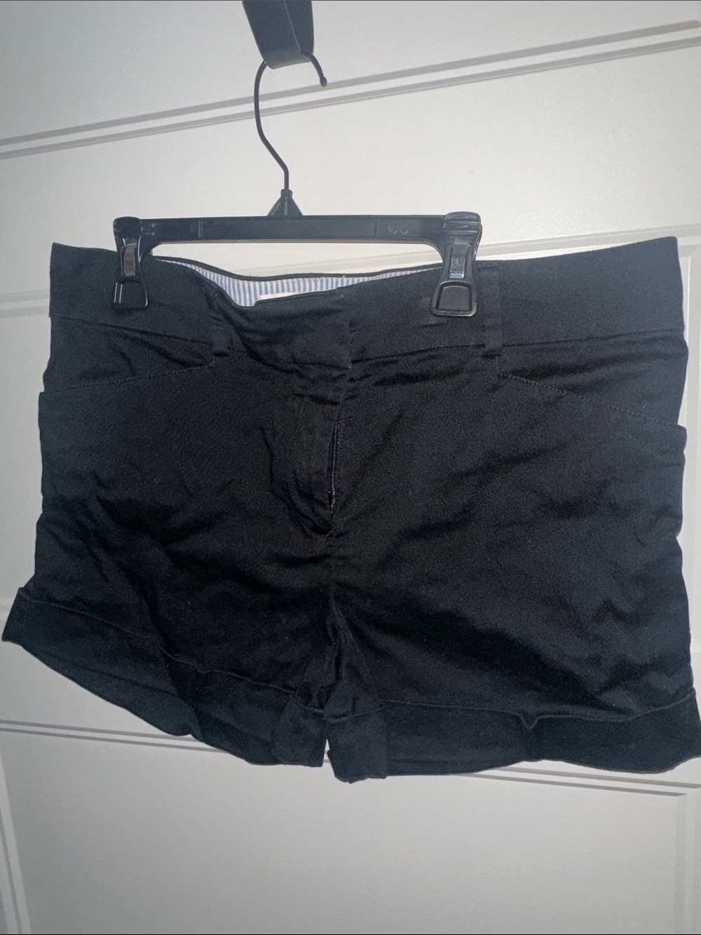Tommy Hilfiger Black High-Waist Women's Shorts